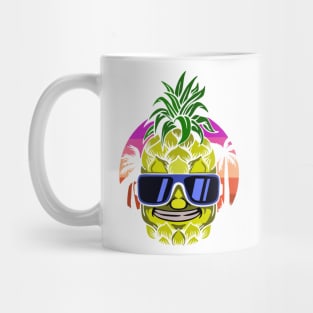 Pineapple Beach Vintage Design Mug